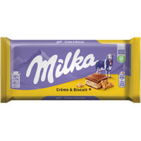 شکلات میلکا کرم و بیسکوییت – milka