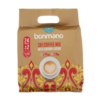 کافی میکس 3*1 با شکرقهوه ای بن مانو 24 عددی | Bonmano Coffemix