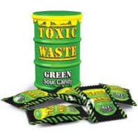 آبنبات خیلی ترش سبز آمریکایی Toxic Waste‎